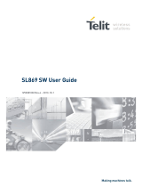 Telit Wireless Solutions Jupiter SL869 User manual