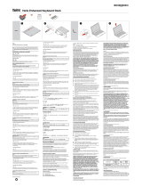 Lenovo ThinkPad Helix Enhanced Keyboard Dock User manual