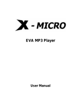 X-Micro XMP3L User manual