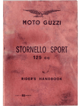 MOTO GUZZI Stornello sport 125 cc Owner's manual