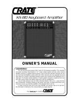 Crate KX-80 User manual