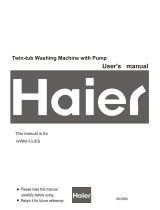 Haier HWM-13.0/S User manual