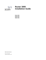 3com Router 3016 Installation guide