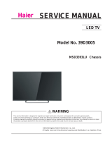 Haier 39D3005 User manual