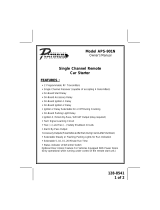 Audiovox APS-901N User manual