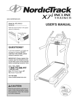 NordicTrack X7i Incline Trainer User manual