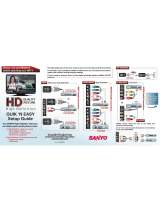 Sanyo DP50749 - 50" Plasma TV Setup Manual