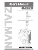ZALMAN CNPS7X LED User manual