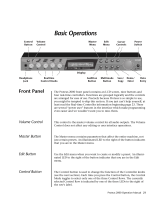 E-Mu proteus 2000 Basic Operations