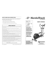 NordicTrack Vgr 900 User manual