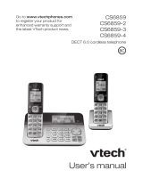 VTech CS6859 User manual