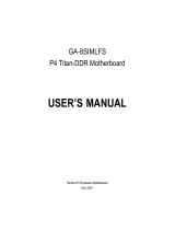Gigabyte GA-8SIMLFS User manual