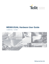 Telit Communications S.p.A. WE865-DUAL User manual