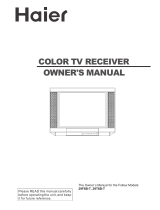 Haier 29F6B-T User manual