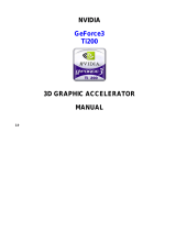 Sparkle Computer GeForce3 Ti200 User manual