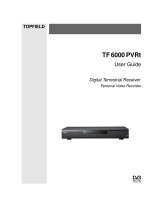 Topfield TF 6000 PVRt User manual