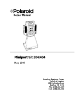 Polaroid Miniportrait 404 User manual