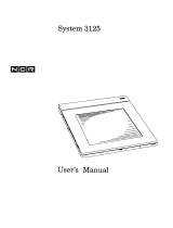 NCR 3125 User manual