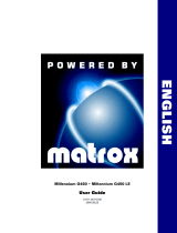 Matrox Millennium G450 User manual