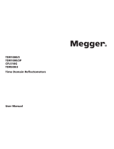 Megger TDR1000/3 User manual