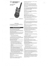 Motorola Talkabout EM1000 Series User manual