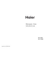 Haier HR-1770M Instructions For Use Manual