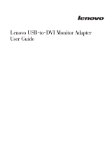 Lenovo USB-to-DVI Monitor Adapter User manual