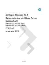 Motorola PMP 100 User manual