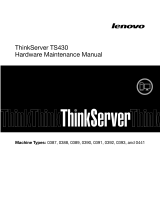 Lenovo ThinkServer TS430 0393 Hardware Maintenance Manual