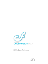 MACROMEDIA COLFUSION MX 7-CFML Reference guide