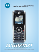 Motorola W208 Refresh User manual