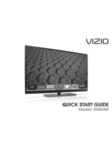 Vizio D650i-B2 Quick start guide