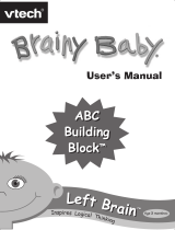 VTech Brainy Baby ABC Building Block User manual