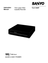 Sanyo TLS-1500P User manual