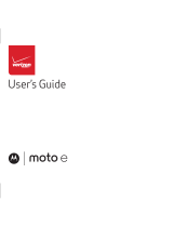 Motorola Moto E User manual