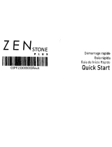Creative ZEN Stone Plus Quick Start Quide