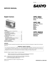 Sanyo VPC-S6 User manual