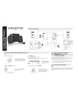 Creative T3250 Quick start guide