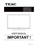 TEAC LEDV2216FV User manual