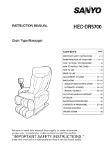 Sanyo HEC-DR5700 User manual