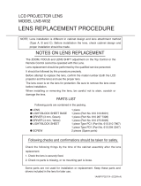 Sanyo LNS-W32 - Wide-angle Lens - 22.3 mm User manual