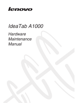 Lenovo IdeaTab A Series IdeaTab A1000 User manual