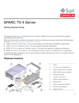 Oracle SPARC T5-4 Getting Started Manual