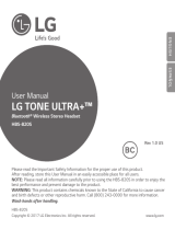 LG HBS-820S.AGEUWH User manual