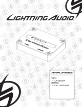 Lightning Audio LA-1600MD User manual