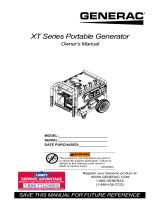 Generac XT8000E G0064330 User manual