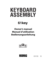 Korg KEYBOARD ASSEMBLY 61KEY Owner's manual