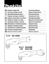 Makita DA312D Owner's manual