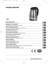 Morphy Richards Illuma glass kettle Owner's manual