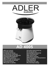 Adler AD 4005 Operating instructions